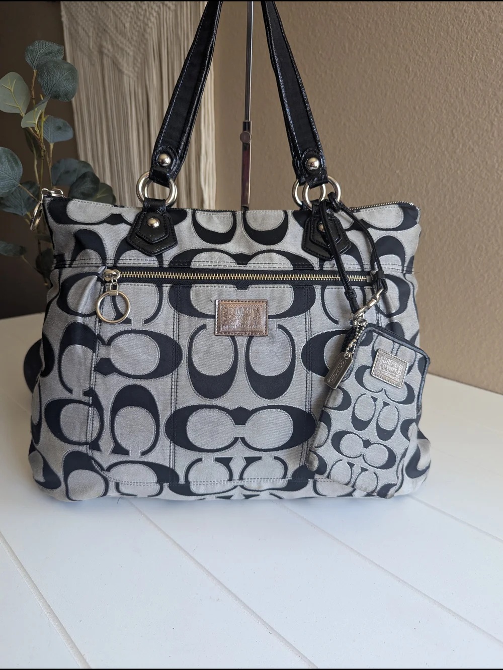 Coach poppy signature